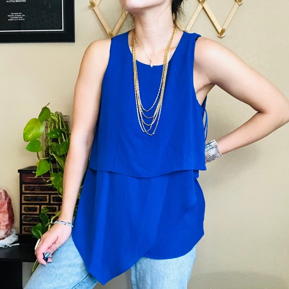 SOLD | Blue Tiered Top - Picture 3 of 8
